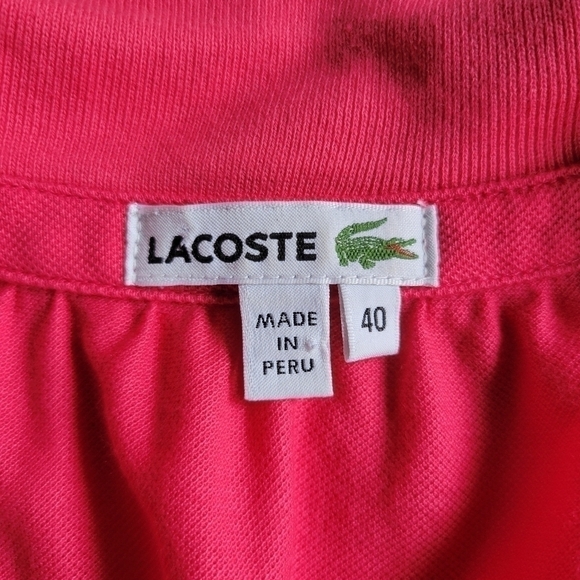Lacoste shirt /top size 40 pre-owned - Picture 3 of 9